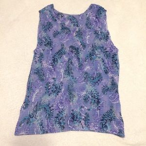 Paisley Purple Tank [L]